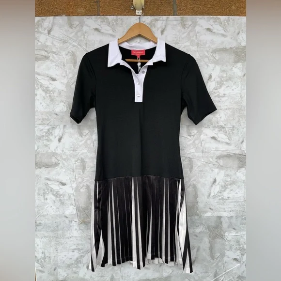 GOLFABELLA SIGNATURE POLO PLISSE DRESS SIZE XS Mini